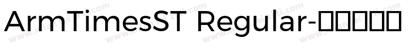 ArmTimesST Regular字体转换